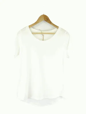advent White T-shirt L