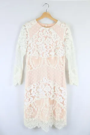 Alannah Hill White Lace Dress 12