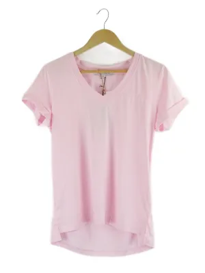 Alexandra Pink V Neck T Shirt S