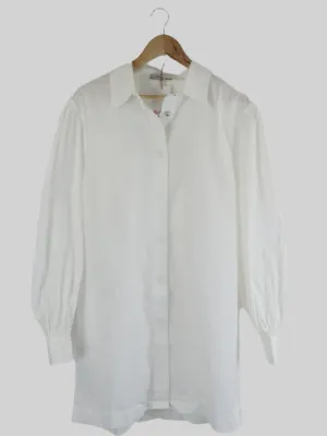 Amelius 'Blythe' White Button Down Shirt M/L | BNWT