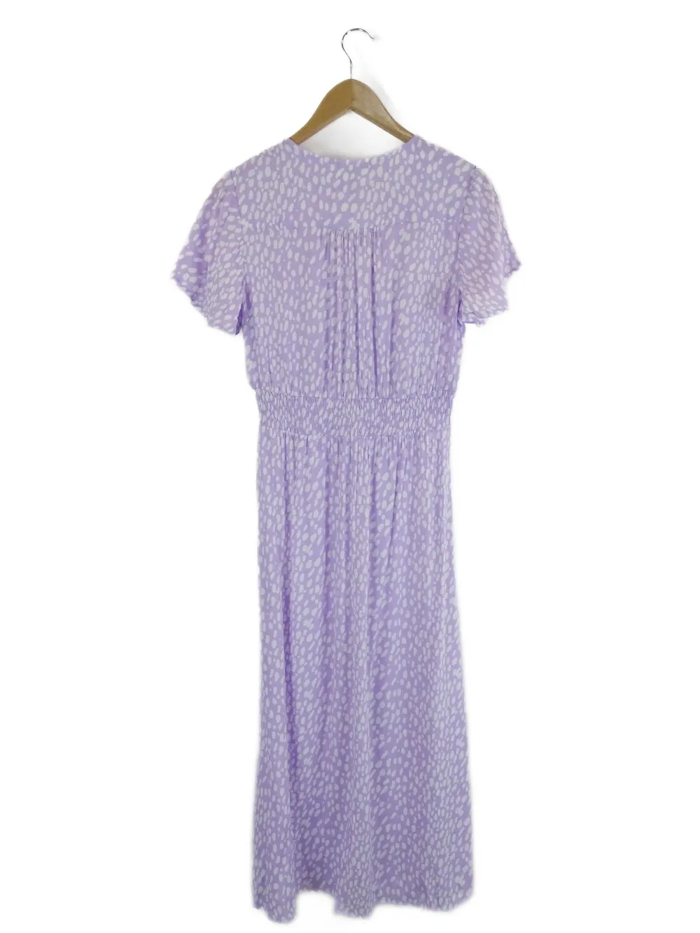 Cartel & Willow 'Peri' Lilac Spotted Pattern Dress S | BNWT