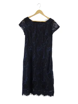 Foil Navy And Black Dress 10