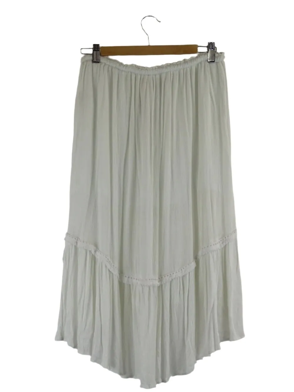 Isle Of Mine White Midi Skirt S/M