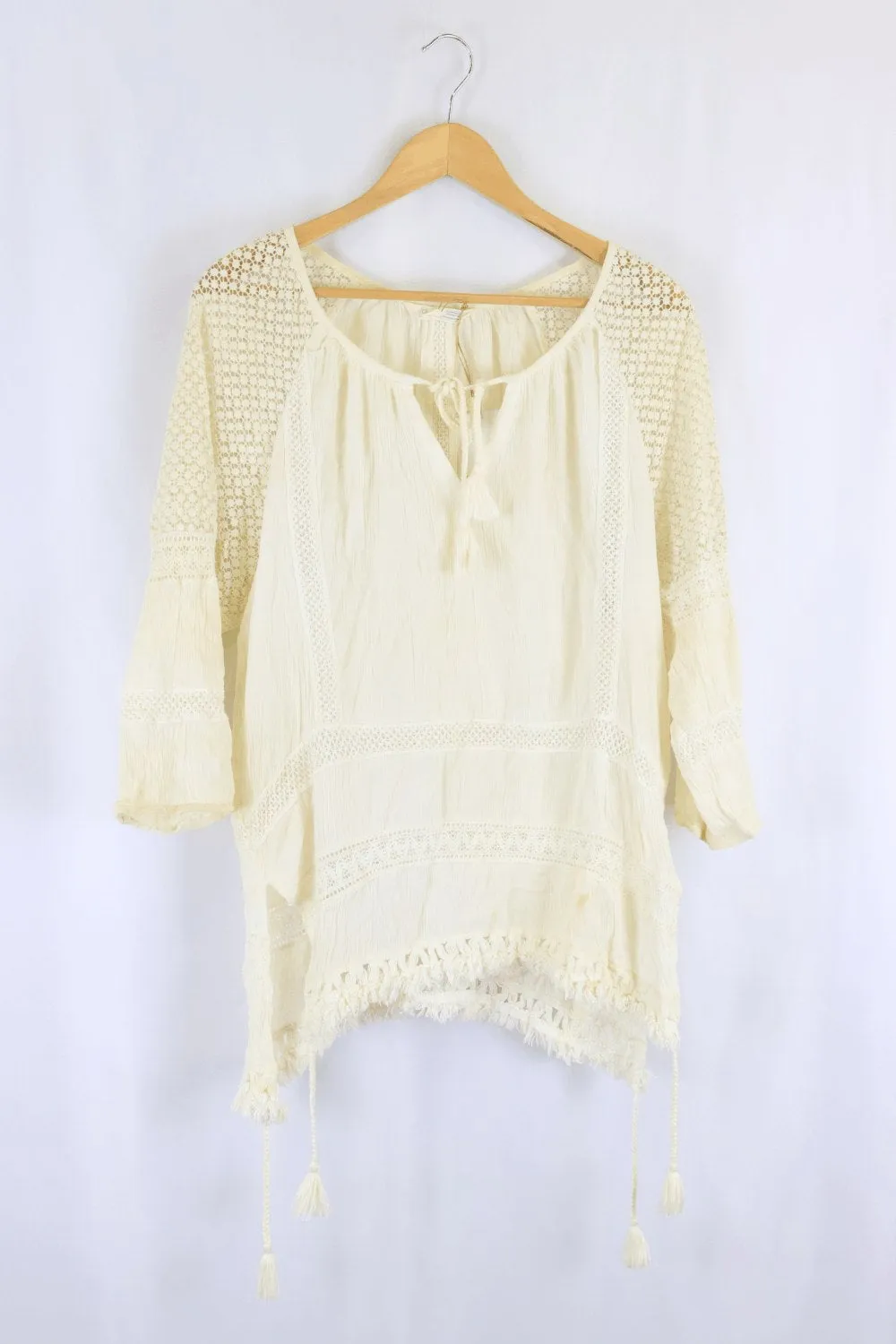 Odd Molly Lace Cream Top 2 (Au M-L)