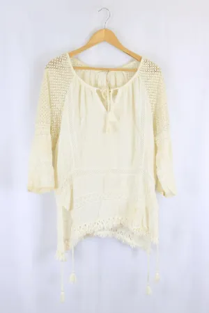 Odd Molly Lace Cream Top 2 (Au M-L)