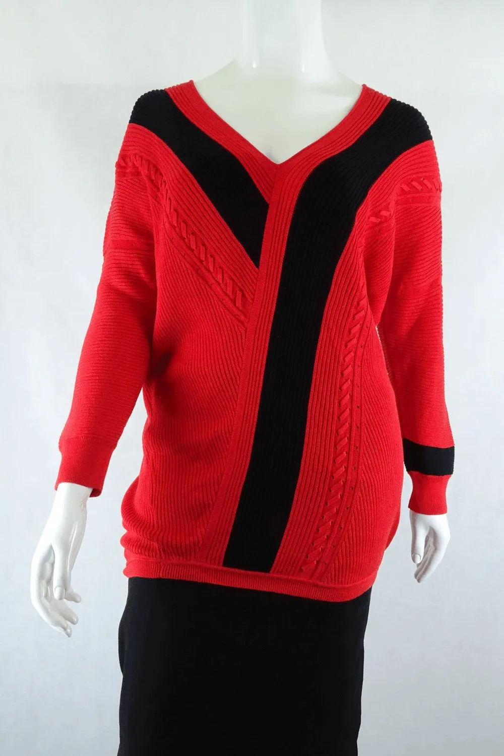 Rag And Bone Red Knit S