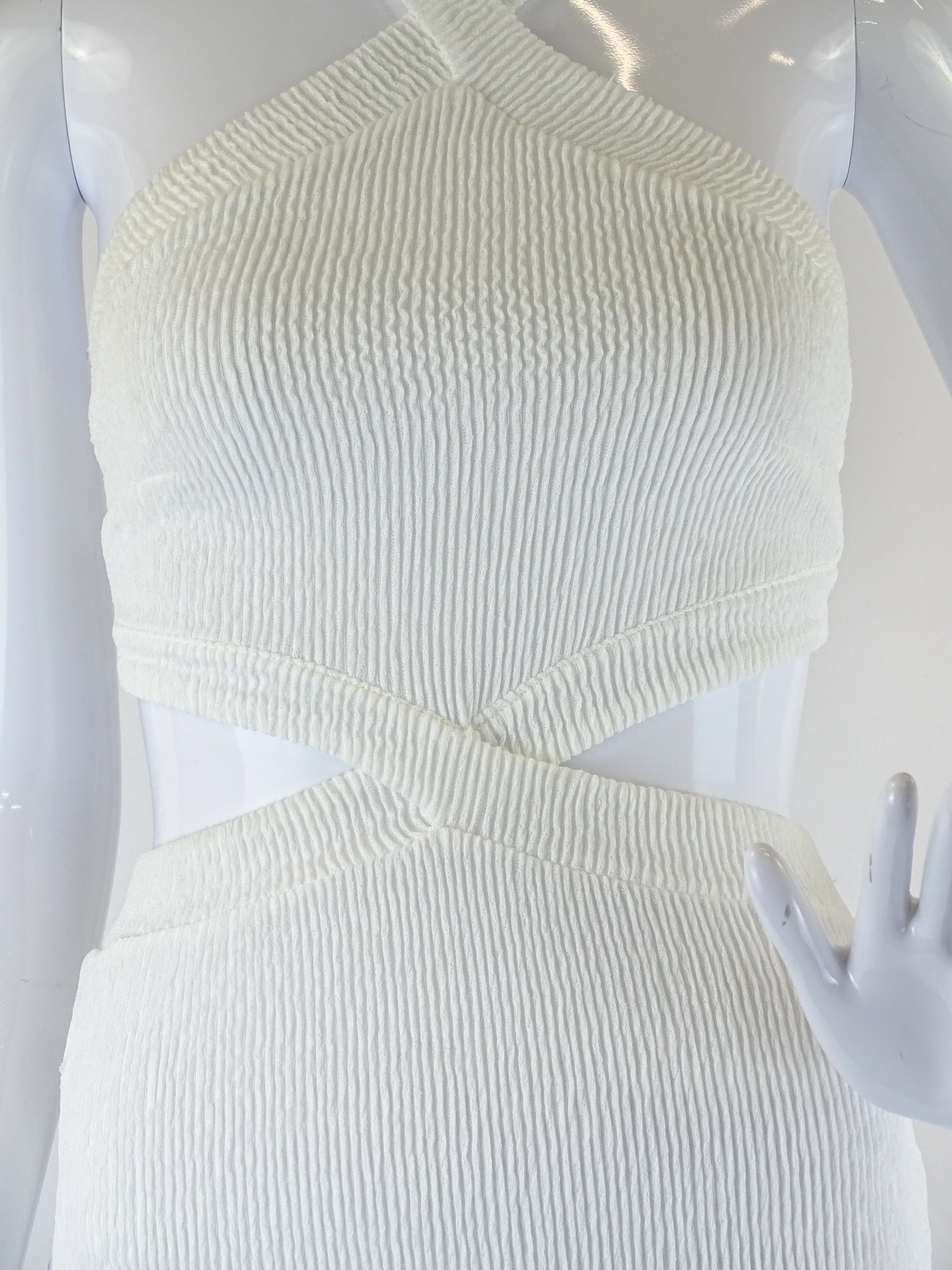 Rumer The Label 'Cassidy' White Maxi Dress XS
