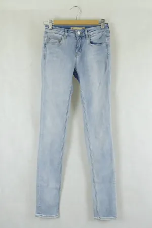 Saba Blue Skinny Mid Rise Jeans 26 (Au 8)