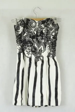 Sass & Bide Black And White Detailed Dress 6