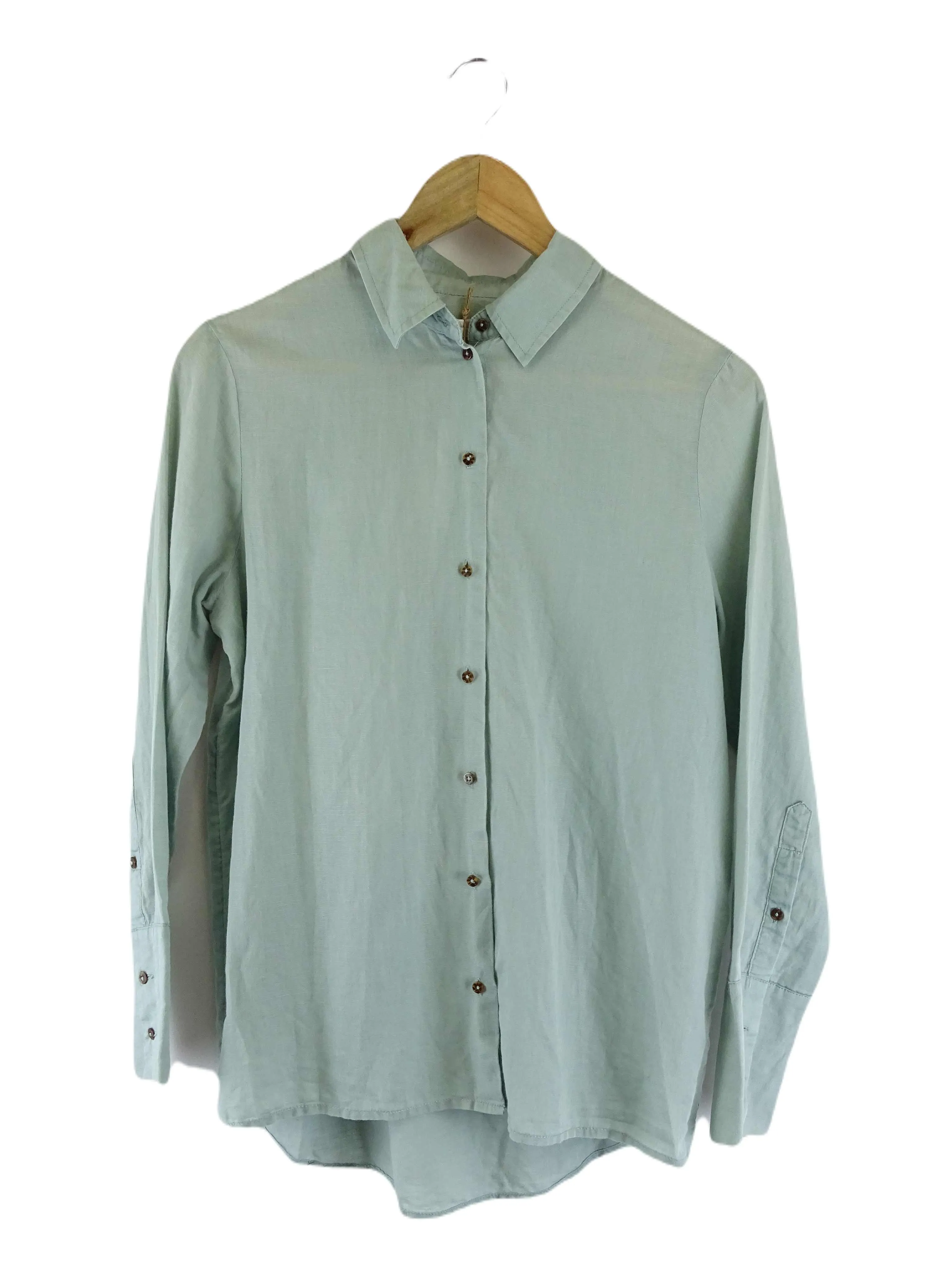 Scotch & Soda Green Button Down Shirt XS