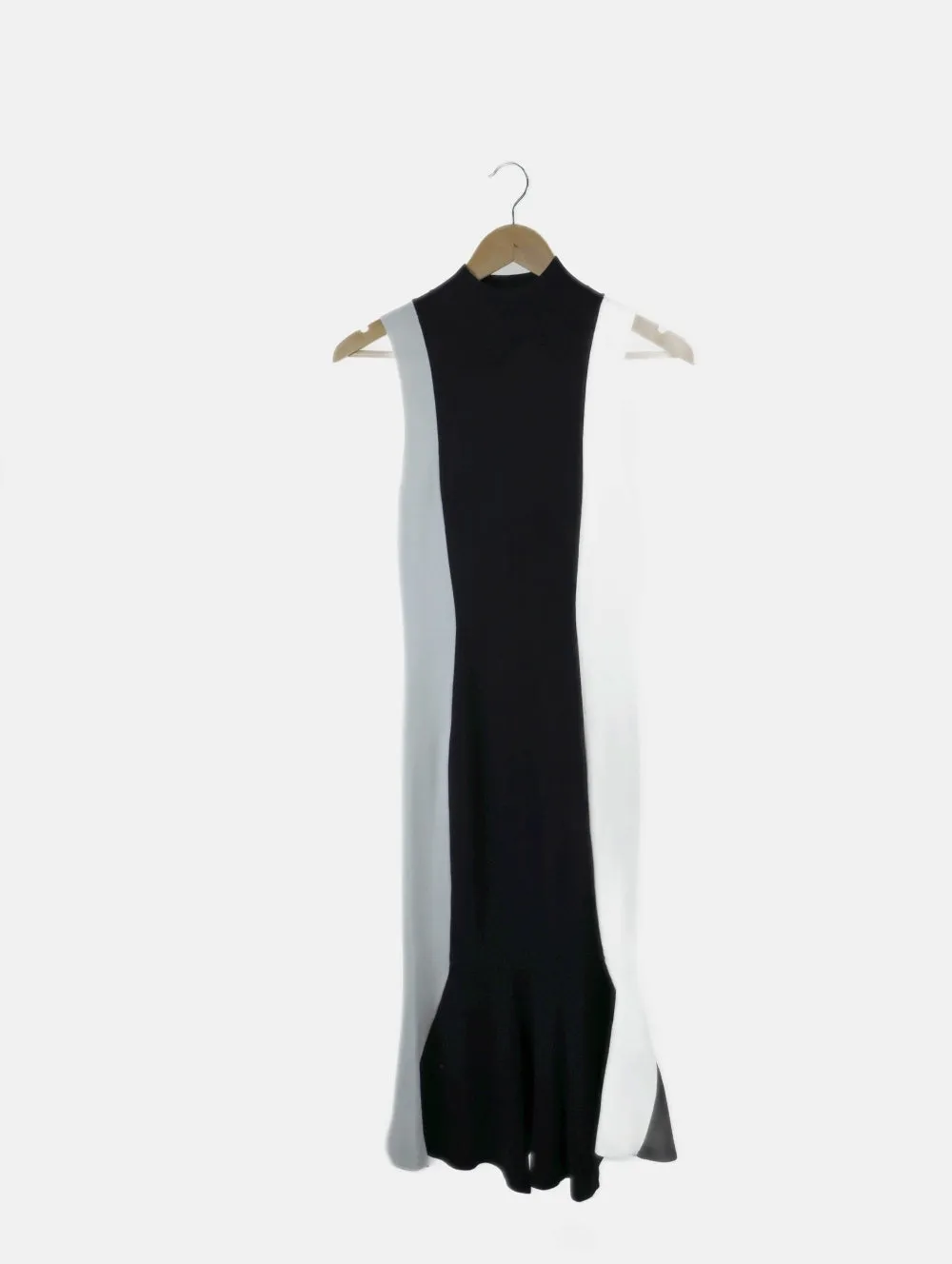 Sheike Black and White Bodycon Dress M BNWT