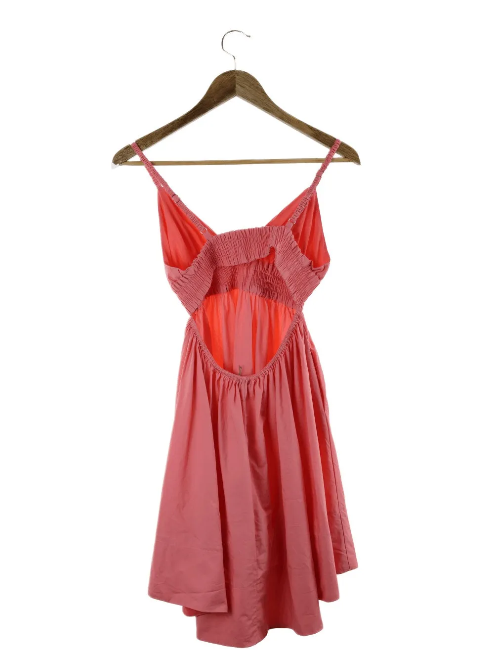 Sheike Coral Pink Sundress with Open Back 10
