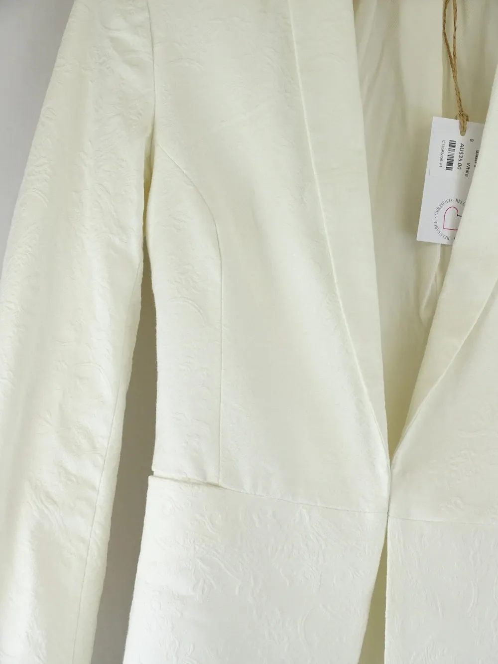Sportsgirl White Blazer 8