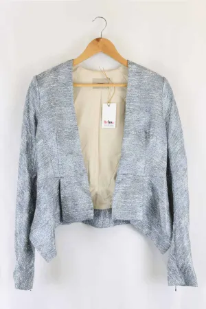 Thurley Woven Silver Jacket 10
