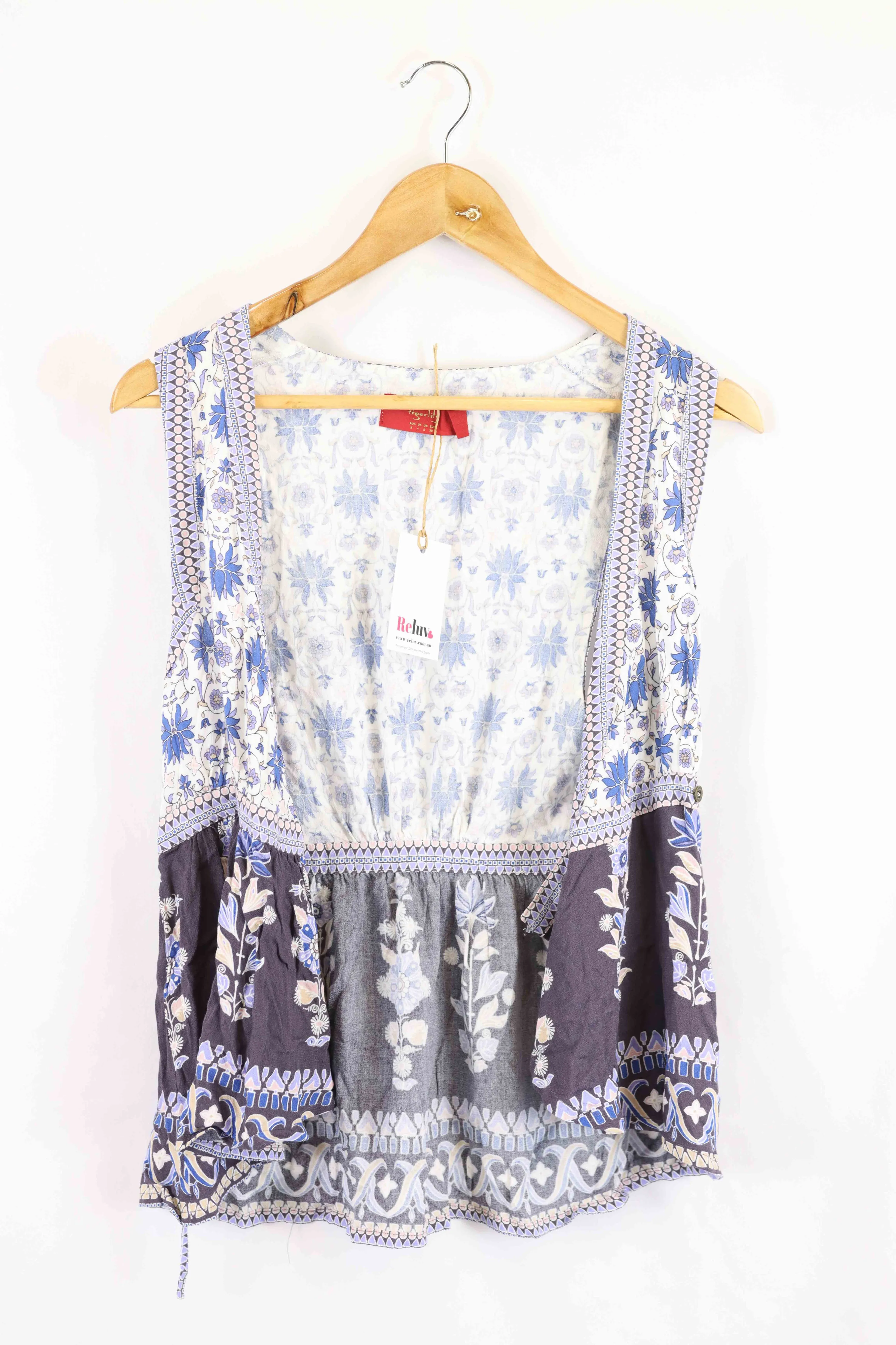 Tigerlily Multi Printed Wrap Top 8