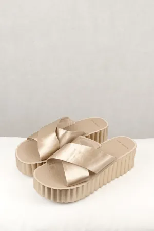 Tory Burch Gold Platform Sandals 11