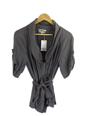 Veronika Maine 3/4 Sleeve Zip Up Jumper