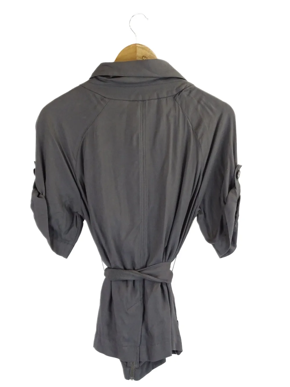 Veronika Maine 3/4 Sleeve Zip Up Jumper