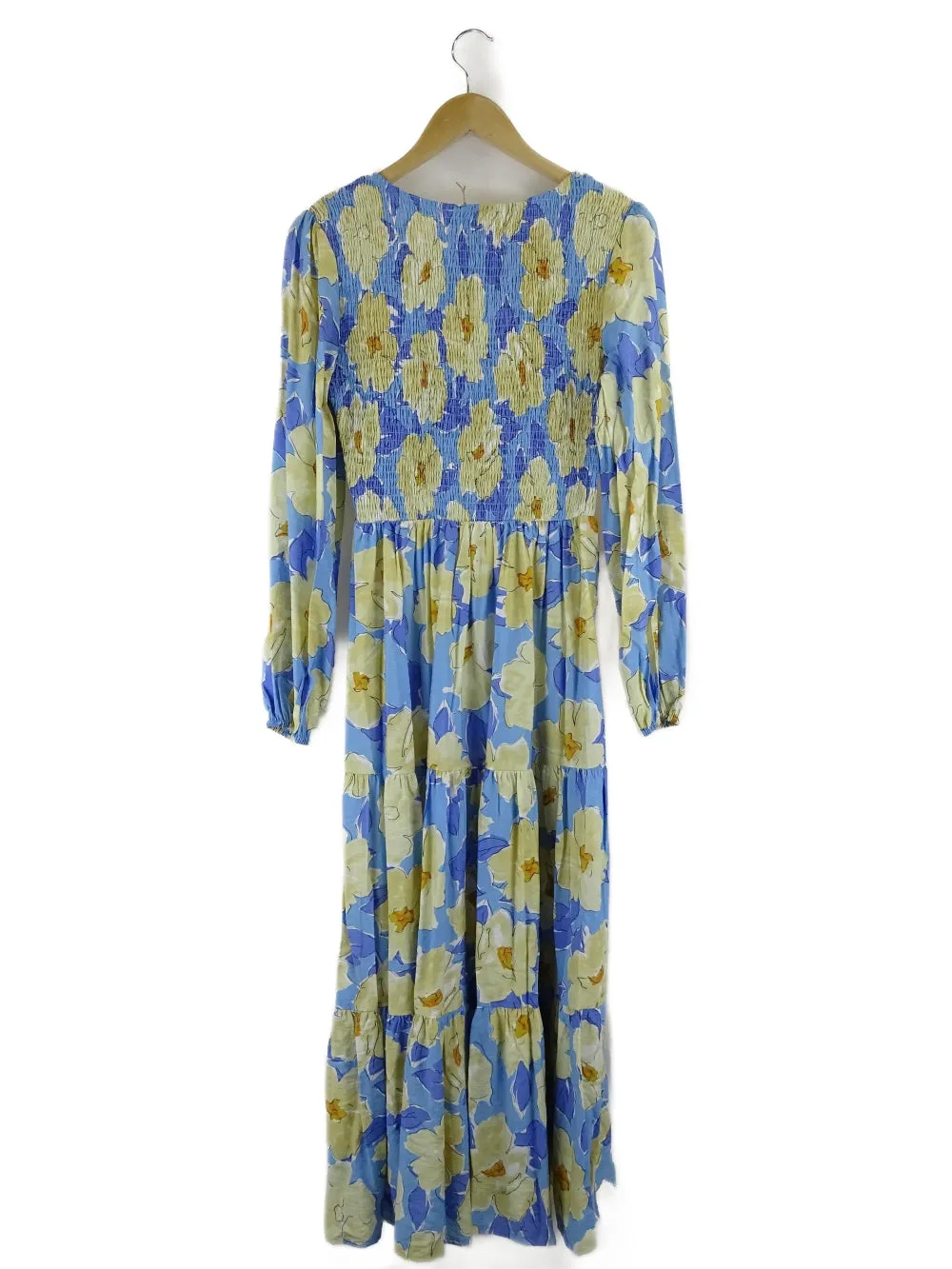 Zoe Moss Blue And Yellow Dress 10